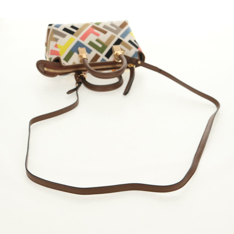 【日本直送】FENDI Zucca帆布迷你By The Way手提包 2way 多色金色 正品 154164M-7