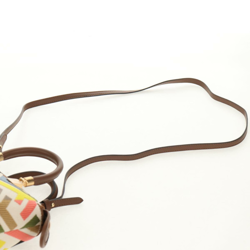【日本直送】FENDI Zucca帆布迷你By The Way手提包 2way 多色金色 正品 154164M-14