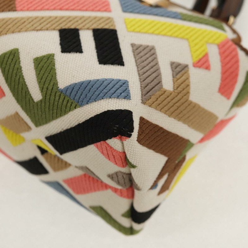 【日本直送】FENDI Zucca帆布迷你By The Way手提包 2way 多色金色 正品 154164M-18