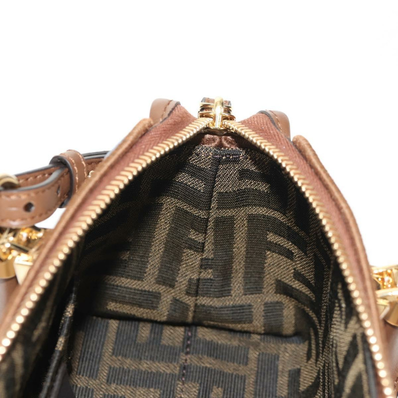【日本直送】FENDI Zucca帆布迷你By The Way手提包 2way 多色金色 正品 154164M-21