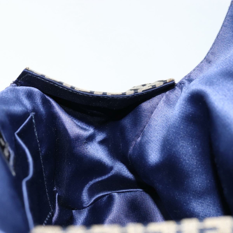 【日本直送】FENDI Zucchino帆布手提包 海軍藍 銀色 正品 151349-20