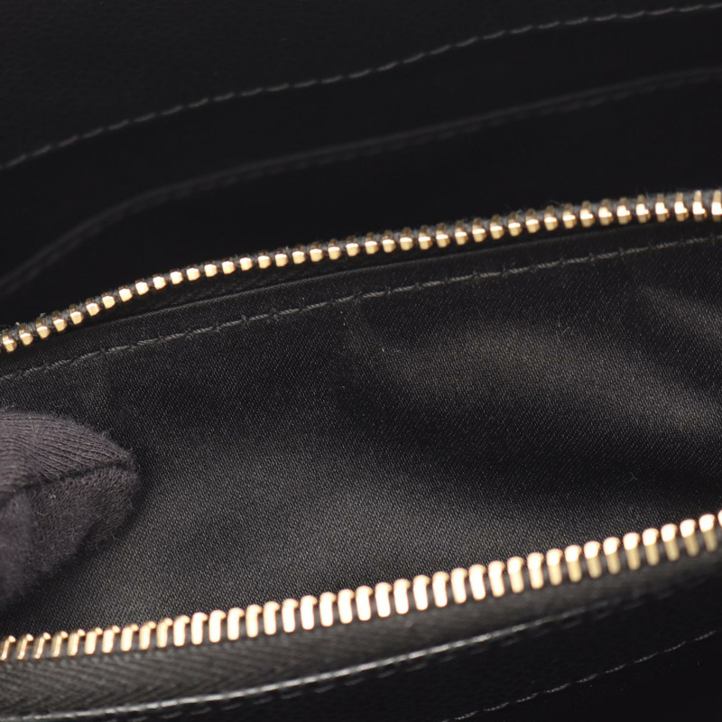 香奈兒 (CHANEL) Matelasse Grand Shopping GST 手提包，鏈條肩背包，黑色皮革，金色五金，CC-5