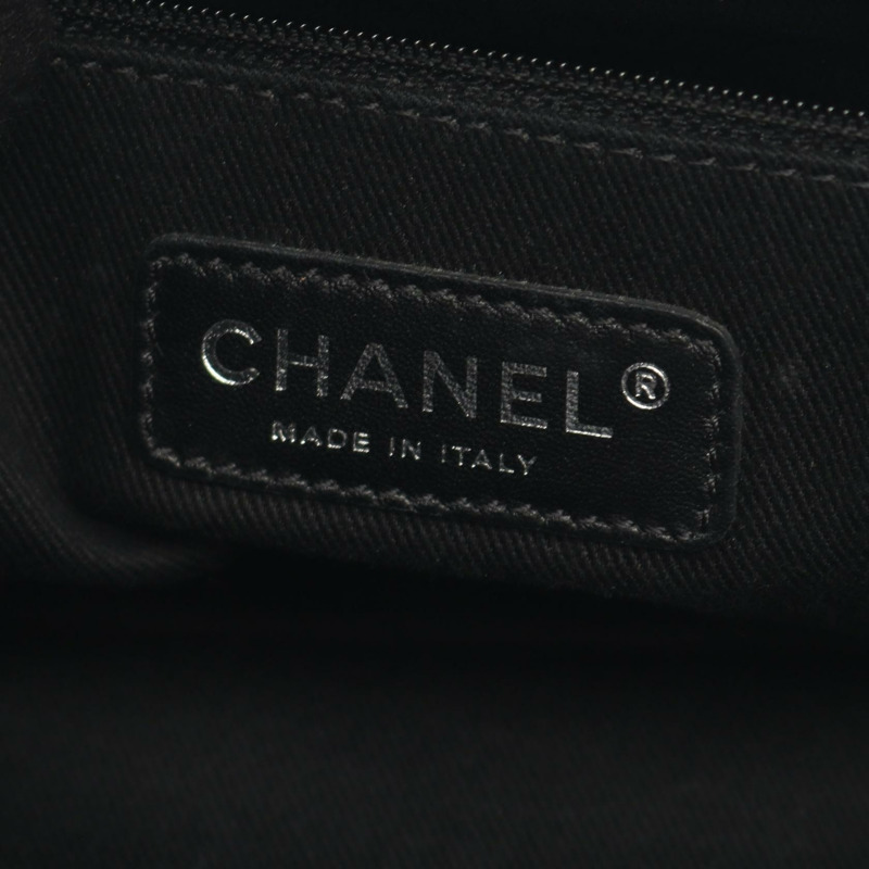 香奈兒 (CHANEL) Matelasse Tote 鏈條單肩包 A67294 黑色皮革 二手 女士 COCO CC-3