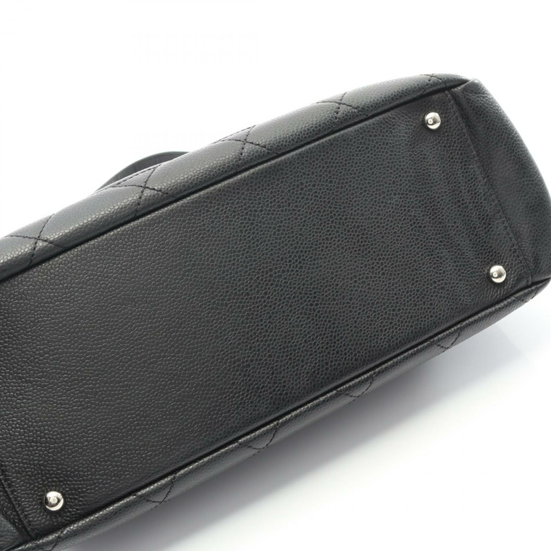 香奈兒 (CHANEL) Matelasse Tote 鏈條單肩包 A67294 黑色皮革 二手 女士 COCO CC-7