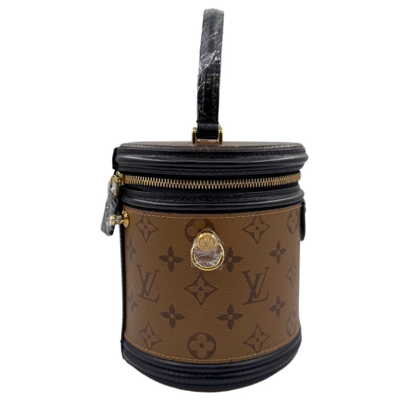 【2135】 路易威登 LV 發財桶 手提包 老花牛皮 小號-2