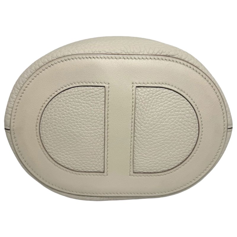 ［ 2706］ 愛馬仕 Hermès  PICOTIN 18  (冰川白）手提包 TC皮 銀扣-4