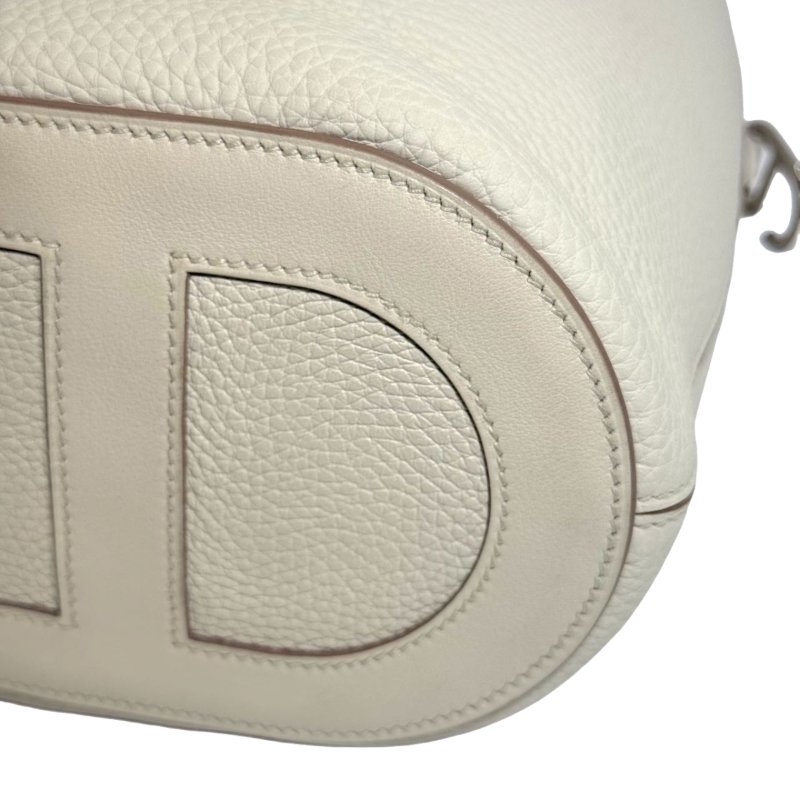 ［ 2706］ 愛馬仕 Hermès  PICOTIN 18  (冰川白）手提包 TC皮 銀扣-7