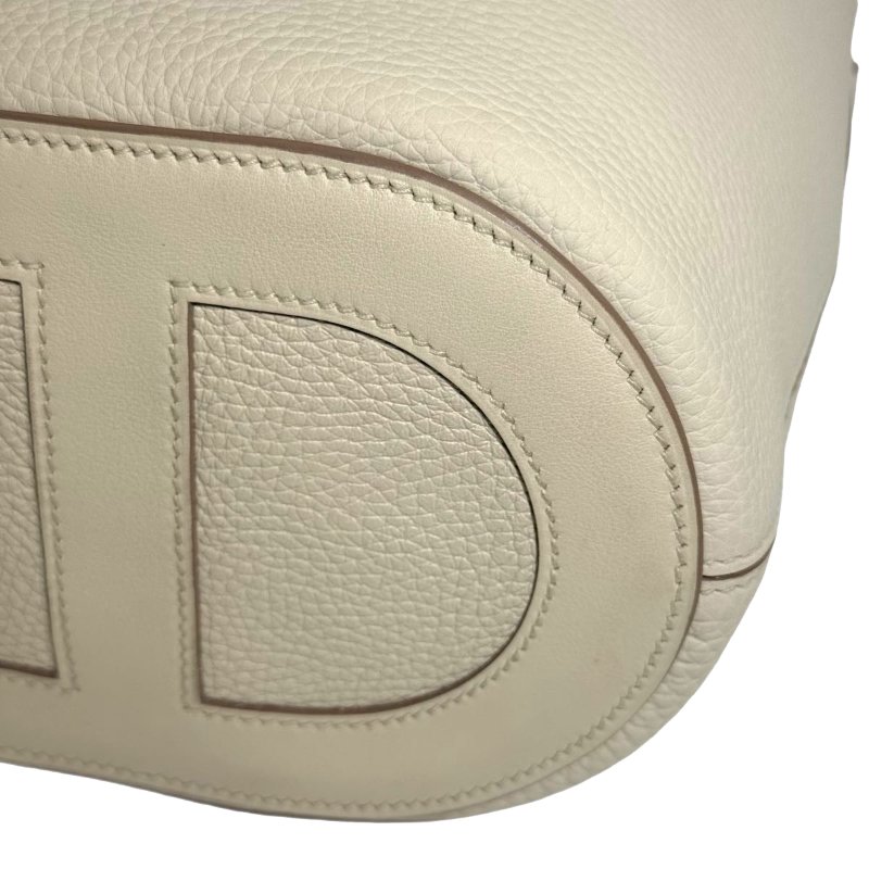 ［ 2706］ 愛馬仕 Hermès  PICOTIN 18  (冰川白）手提包 TC皮 銀扣-8