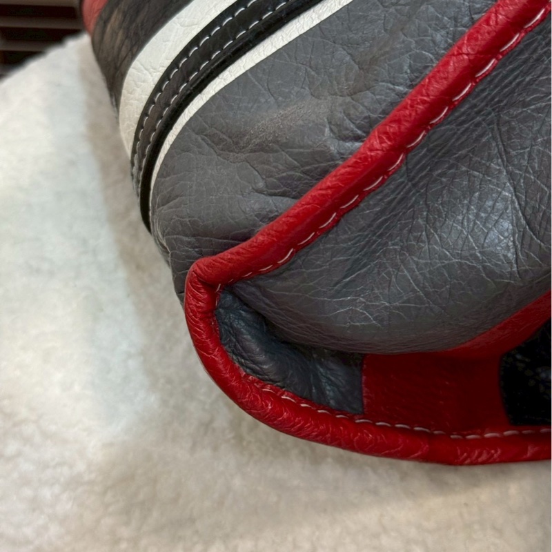 BALENCIAGA拼色 Bazar 系列肩背斜背包-7