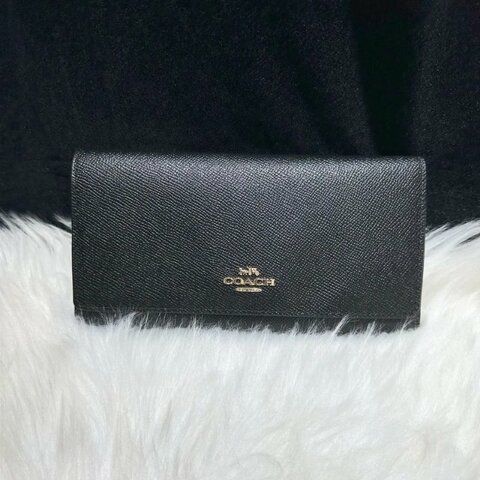 Coach slim trifold wallet