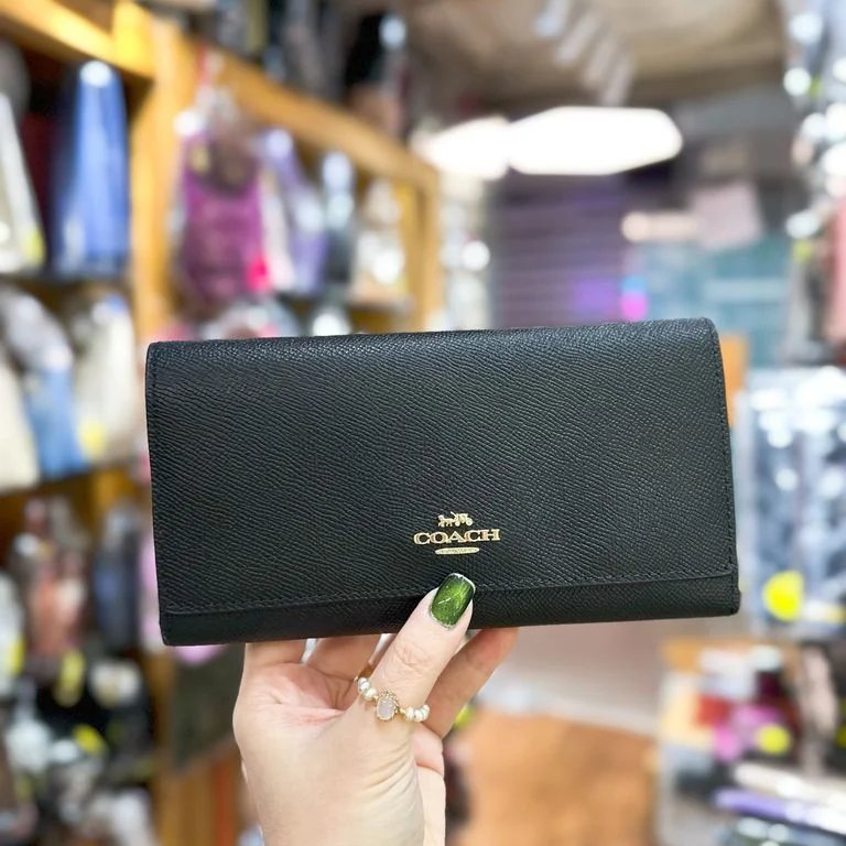 Coach slim trifold wallet-4