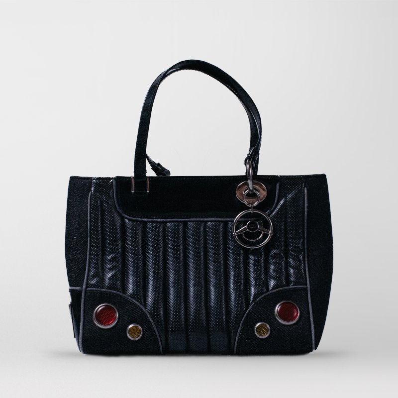 🧠小浮気見世物小屋🧠 絕版收藏級🇫🇷Dior by John Galliano 限量 Chris 1947 凱迪拉克包｜賽車透氣丹寧 × 金屬車牌-5