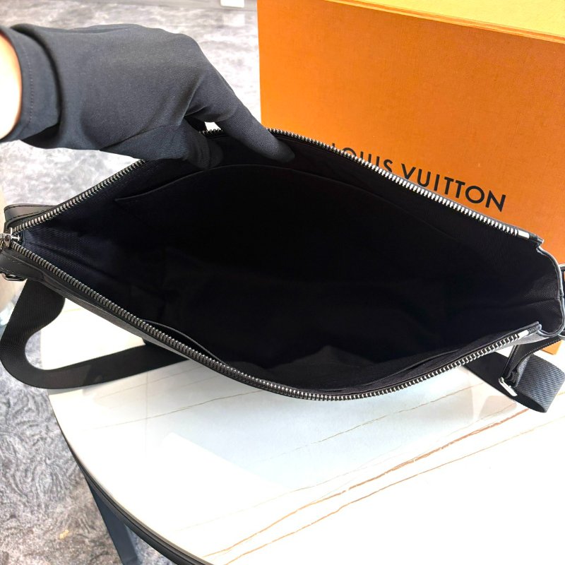 *SHIHNA名牌精品*LV 黑原花 Odyssey奧德賽/ Messenger MM 郵差包-4