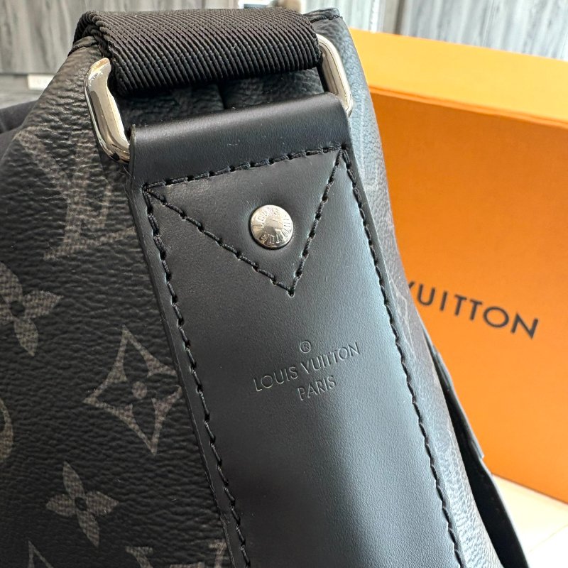 *SHIHNA名牌精品*LV 黑原花 Odyssey奧德賽/ Messenger MM 郵差包-6