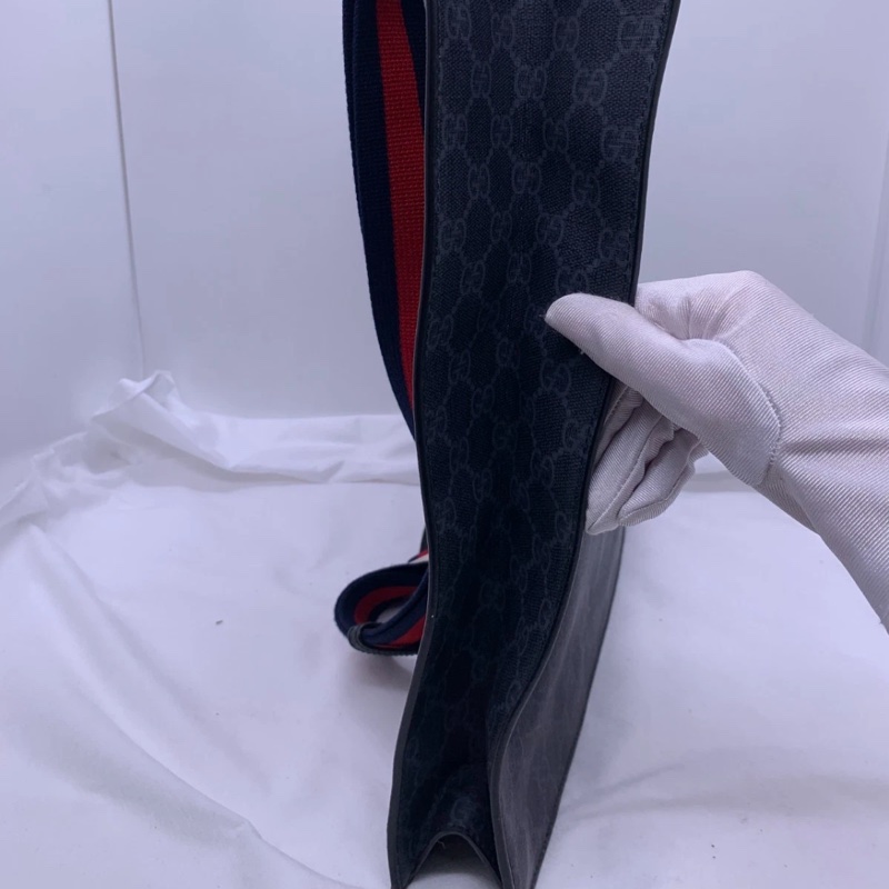 Gucci GG Supreme Monogram Night Courrier 竪款手提包-4
