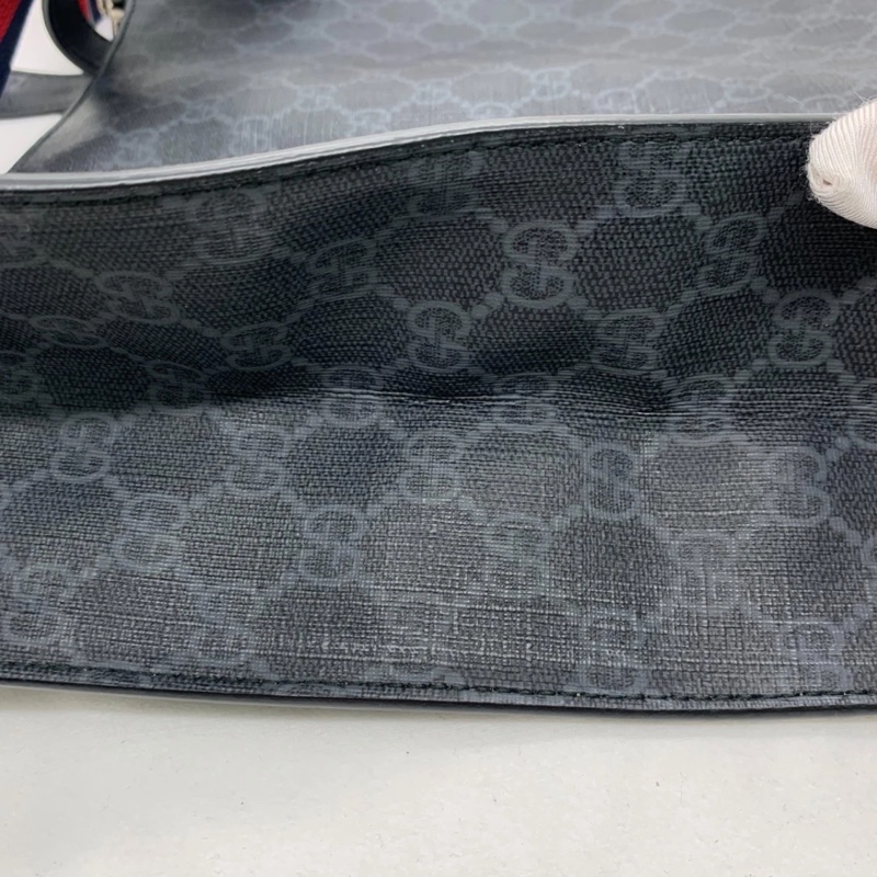 Gucci GG Supreme Monogram Night Courrier 竪款手提包-19