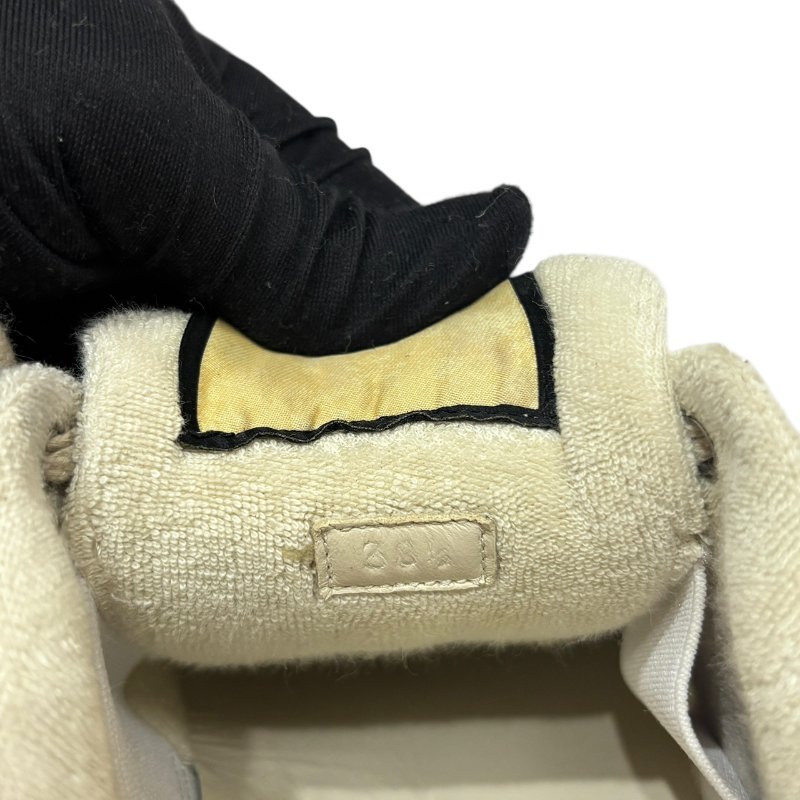 【美收精品】GUCCI 復古風綠橘白休閒鞋 4-564-6