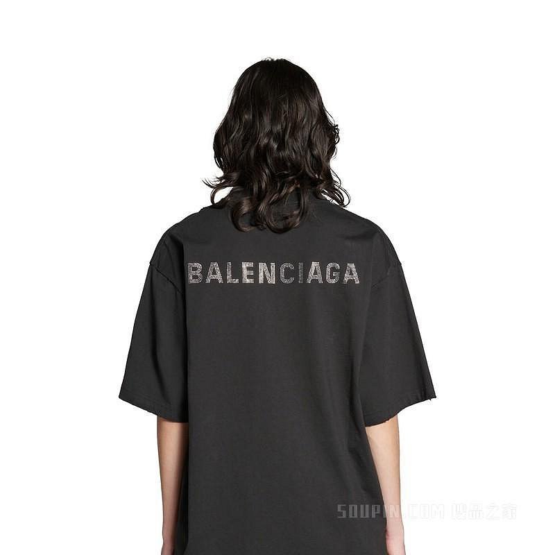 💎Han's house精品服飾💎 Balenciaga 巴黎世家 鑽字 短T T恤 短袖-1