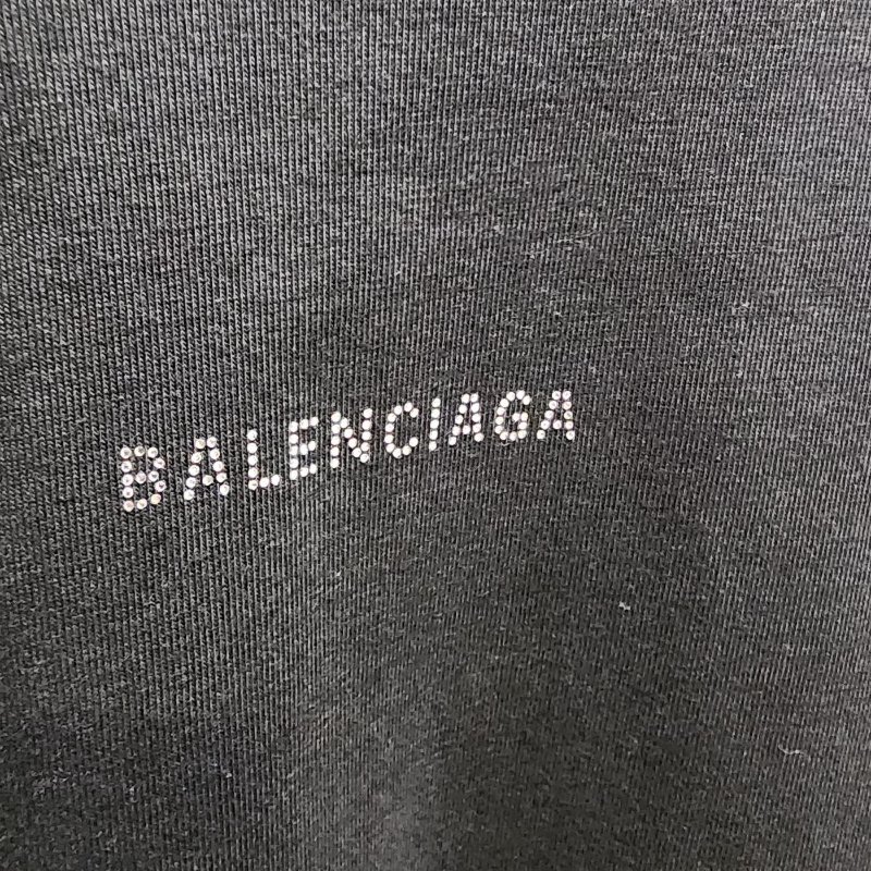 💎Han's house精品服飾💎 Balenciaga 巴黎世家 鑽字 短T T恤 短袖-4