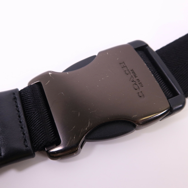 COACH 牛皮皮革/塗層帆布Waist Bag腰包-10