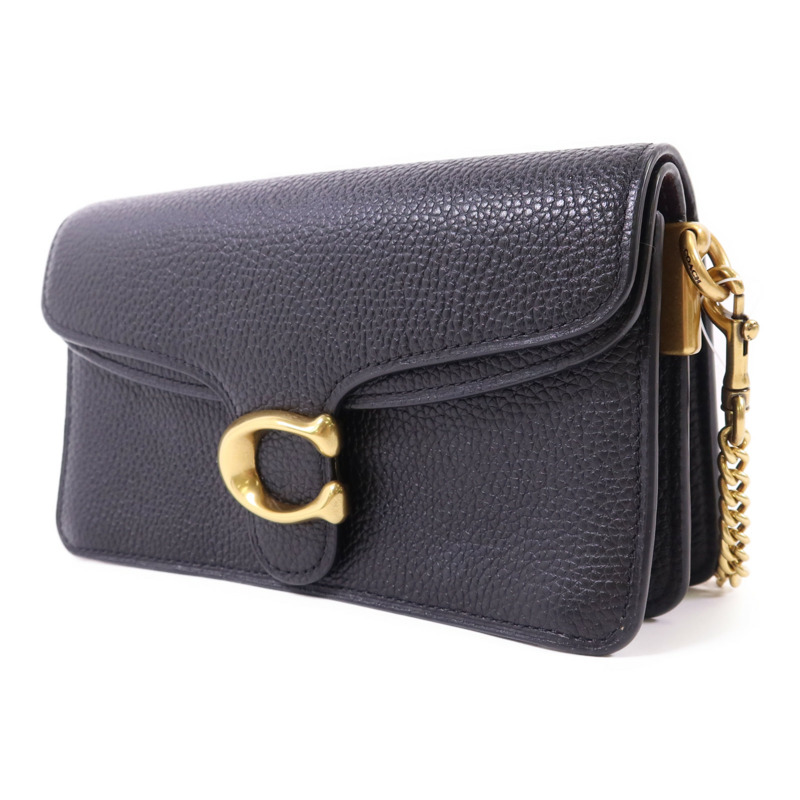 COACH 牛皮皮革2 Way Shoulder Bag金扣手挽肩背兩用袋-2