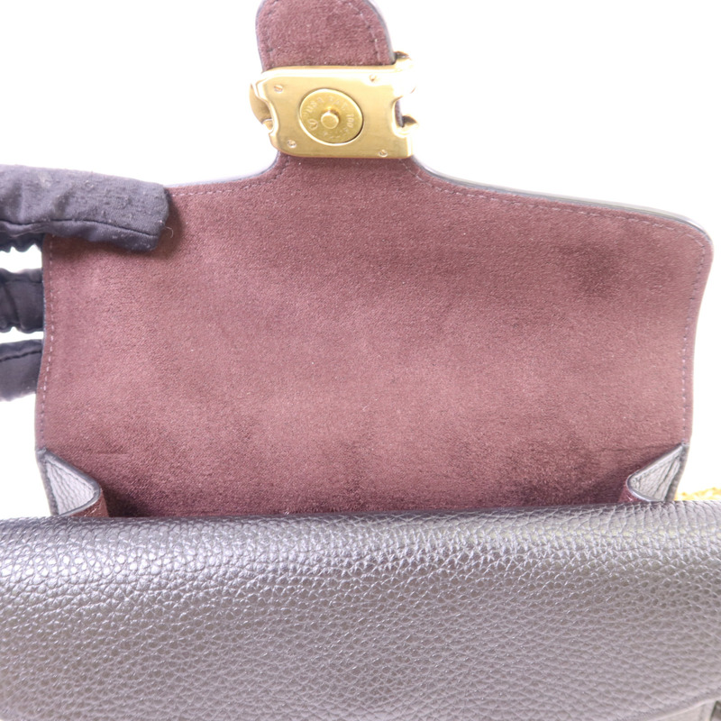 COACH 牛皮皮革2 Way Shoulder Bag金扣手挽肩背兩用袋-8