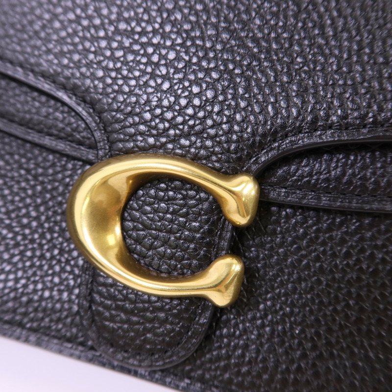 COACH 牛皮皮革2 Way Shoulder Bag金扣手挽肩背兩用袋-12