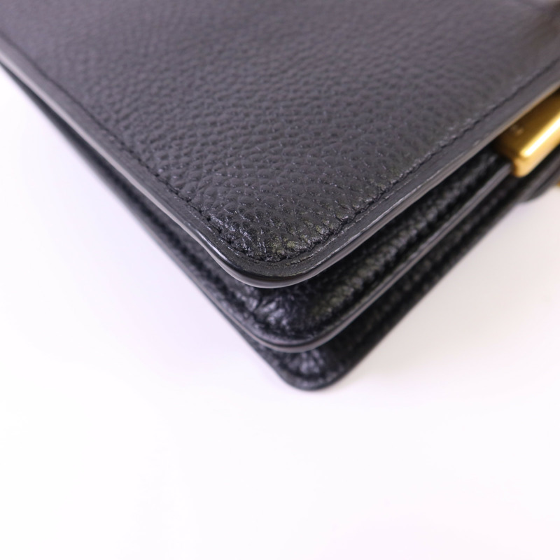 COACH 牛皮皮革2 Way Shoulder Bag金扣手挽肩背兩用袋-15