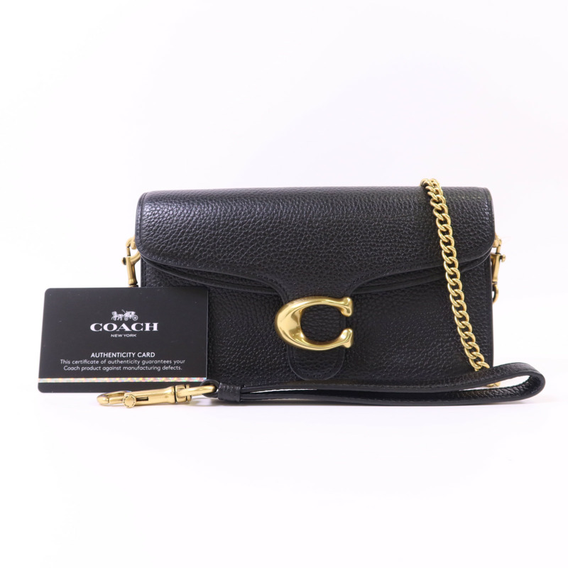 COACH 牛皮皮革2 Way Shoulder Bag金扣手挽肩背兩用袋-18