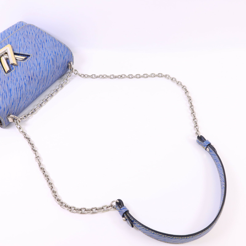 LOUIS VUITTON Epi Twist MM銀扣肩背袋-4