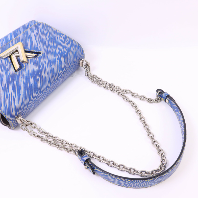 LOUIS VUITTON Epi Twist MM銀扣肩背袋-5