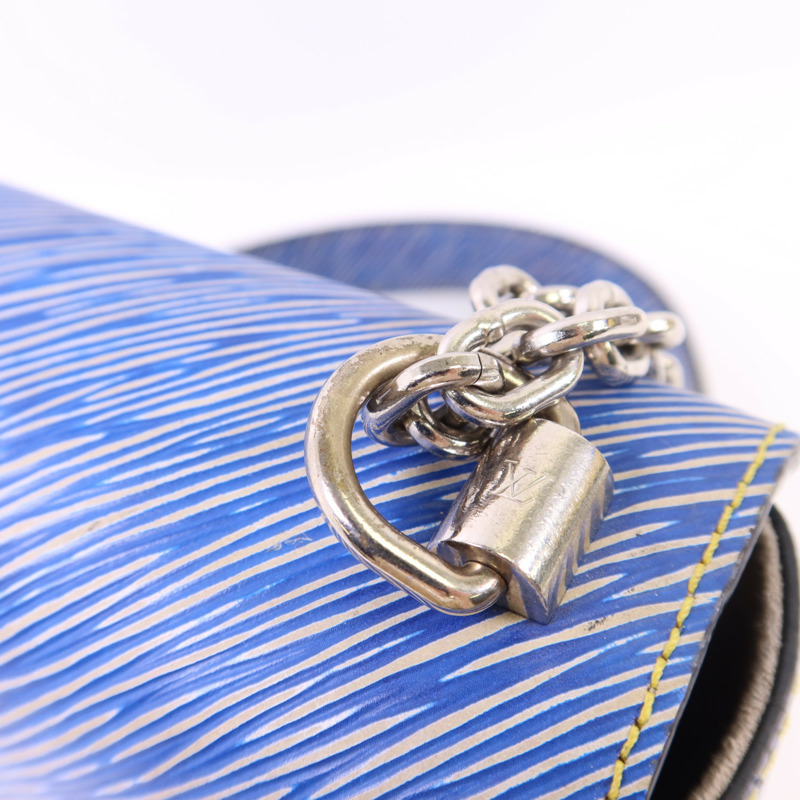 LOUIS VUITTON Epi Twist MM銀扣肩背袋-11