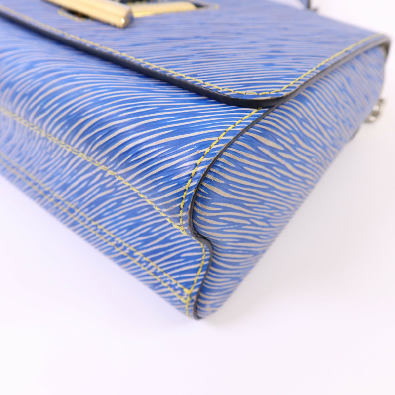 LOUIS VUITTON Epi Twist MM銀扣肩背袋-14