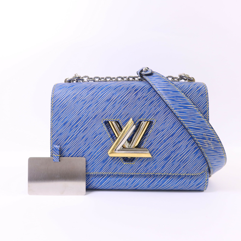 LOUIS VUITTON Epi Twist MM銀扣肩背袋-18