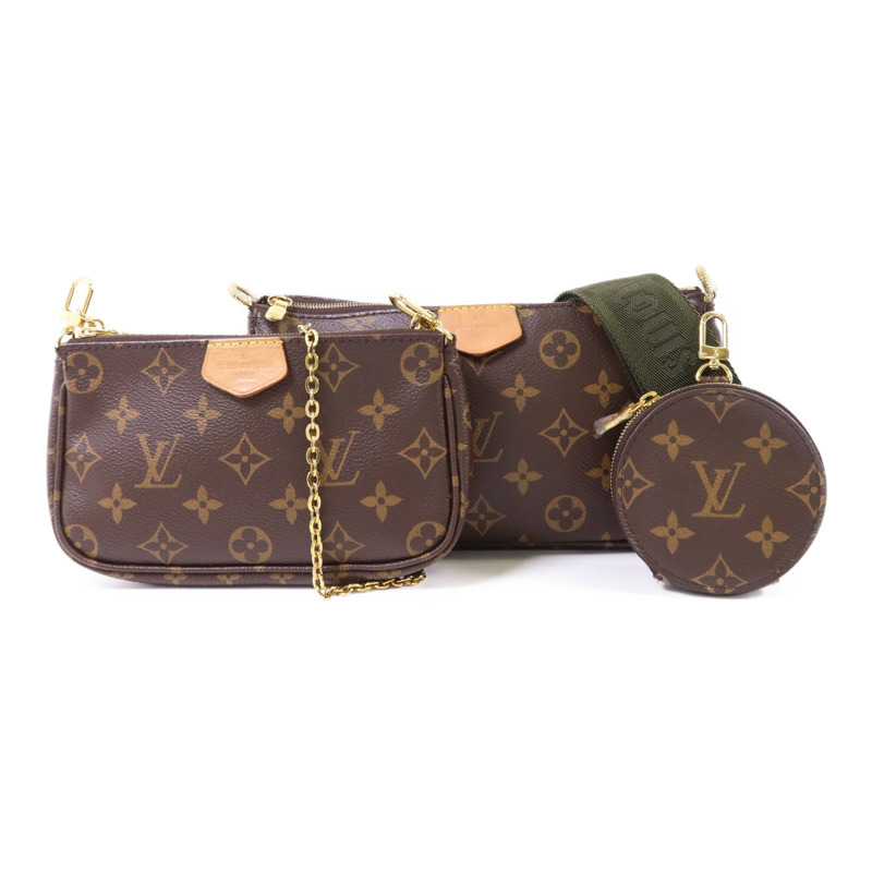 LOUIS VUITTON Monogram Multi Pochette Accessoires金扣肩背袋-0
