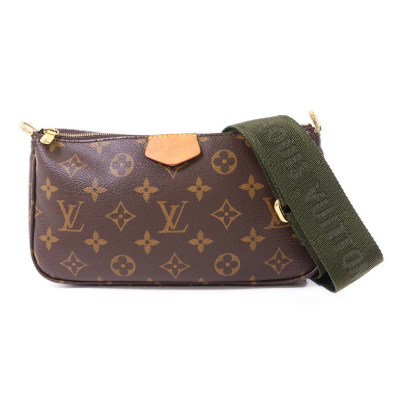 LOUIS VUITTON Monogram Multi Pochette Accessoires金扣肩背袋-1