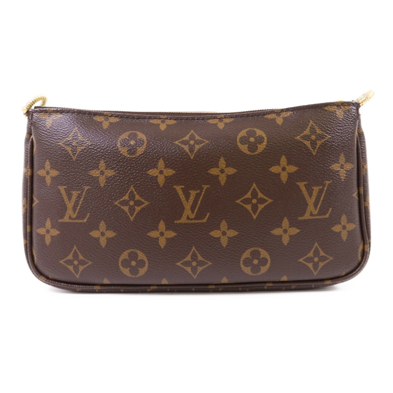 LOUIS VUITTON Monogram Multi Pochette Accessoires金扣肩背袋-3