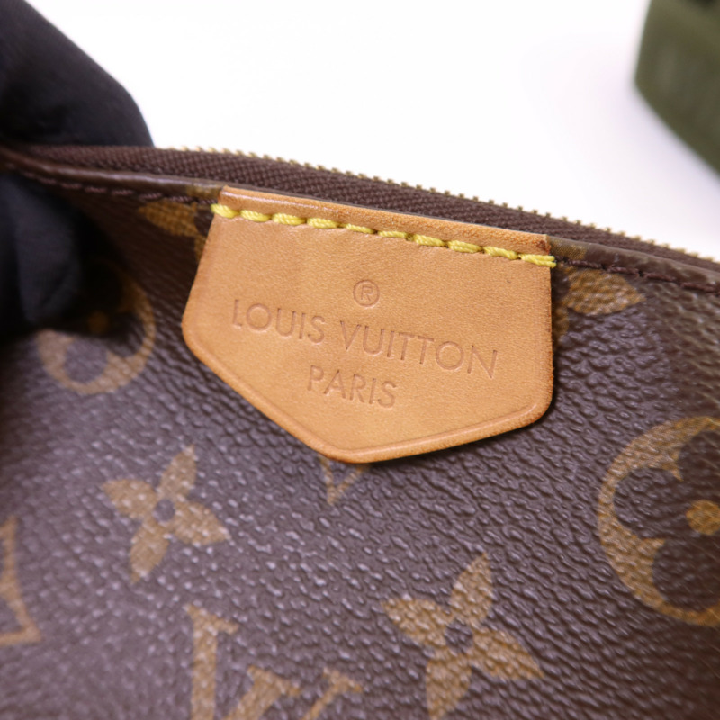 LOUIS VUITTON Monogram Multi Pochette Accessoires金扣肩背袋-22