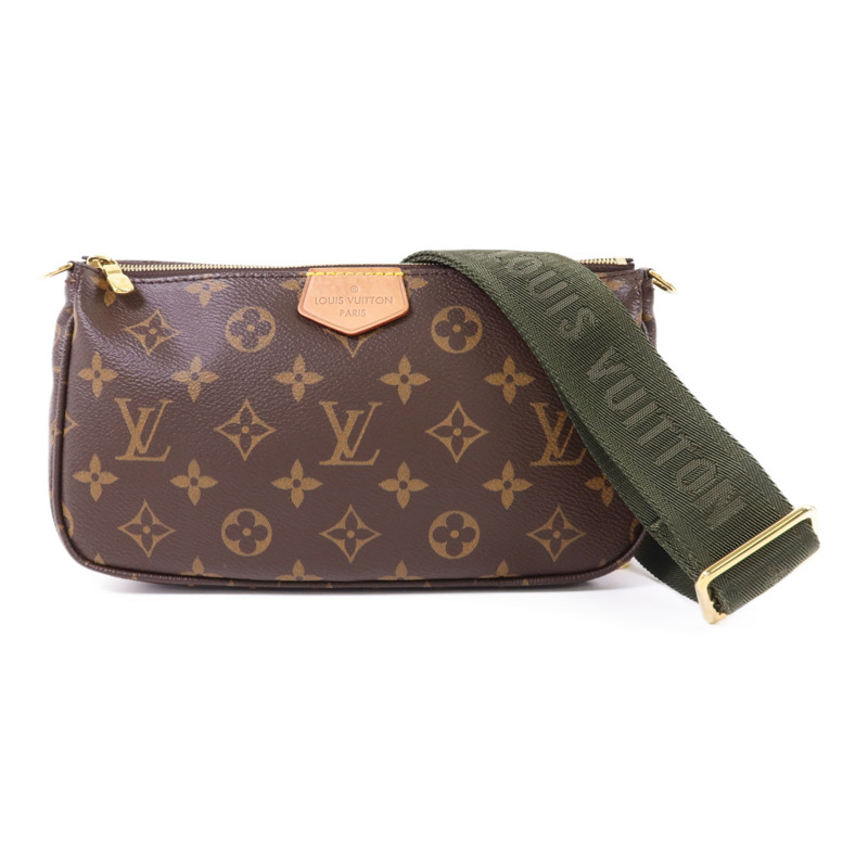 LOUIS VUITTON Monogram Multi Pochette Accessoires金扣肩背袋-1