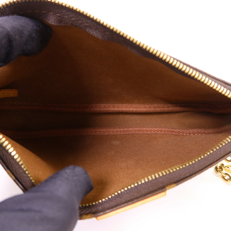 LOUIS VUITTON Monogram Multi Pochette Accessoires金扣肩背袋-12