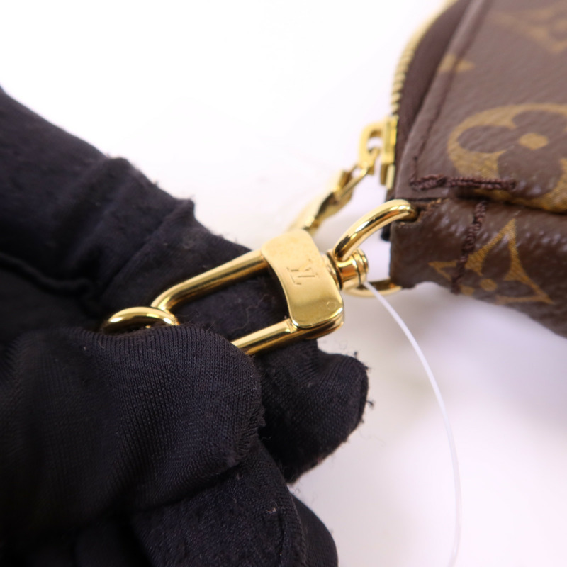 LOUIS VUITTON Monogram Multi Pochette Accessoires金扣肩背袋-13