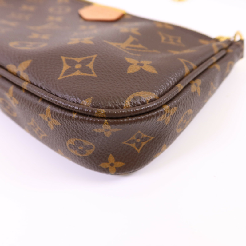 LOUIS VUITTON Monogram Multi Pochette Accessoires金扣肩背袋-17