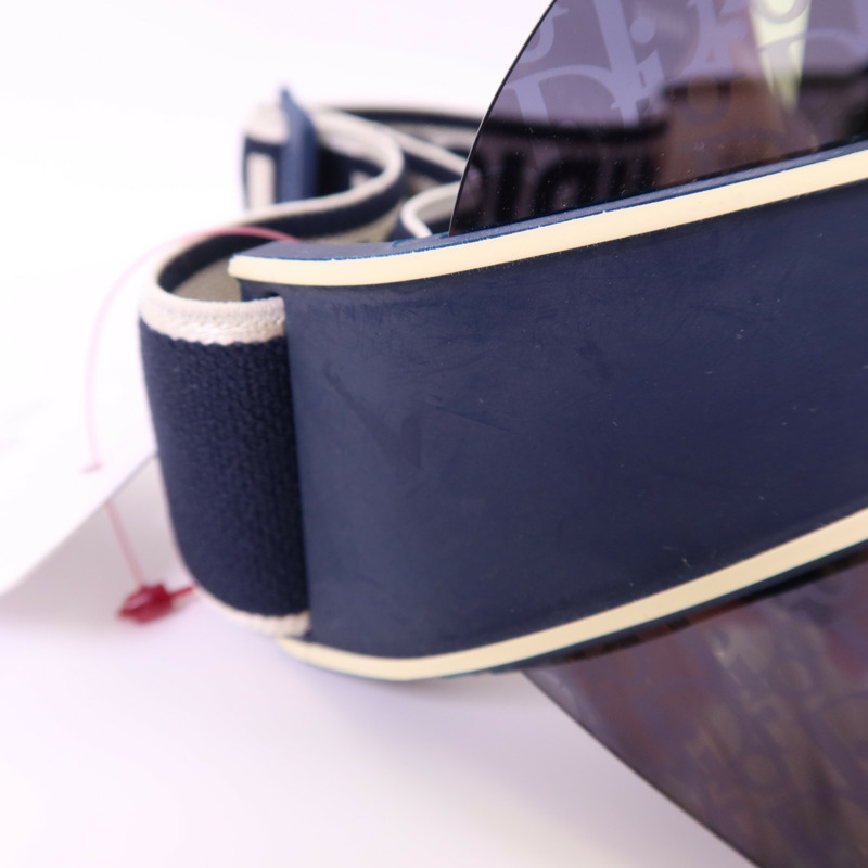Dior PVC Blue Dior Oblique Visor Hat帽子-9