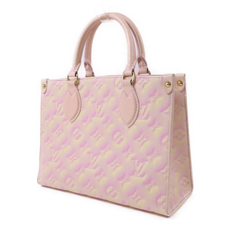 LOUIS VUITTON Monogram Empreinte On The Go PM金扣手挽肩背兩用袋-2