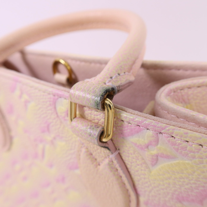 LOUIS VUITTON Monogram Empreinte On The Go PM金扣手挽肩背兩用袋-16