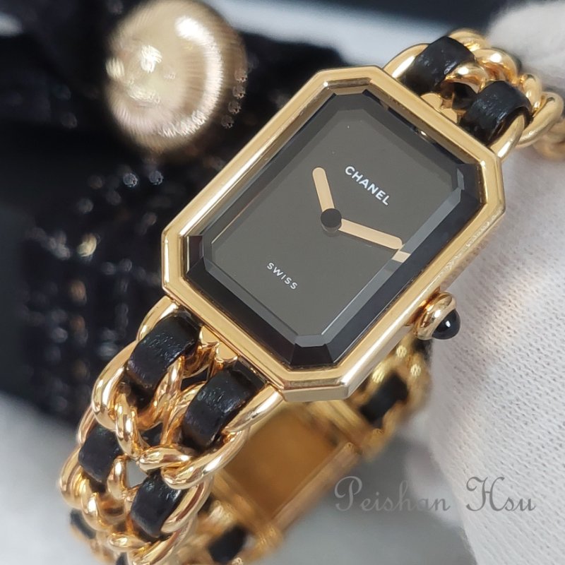 Chanel H0001 🌈實品拍照🌈香奈兒首映系列premiere手錶M尺寸~二手品整體約9.成新-0