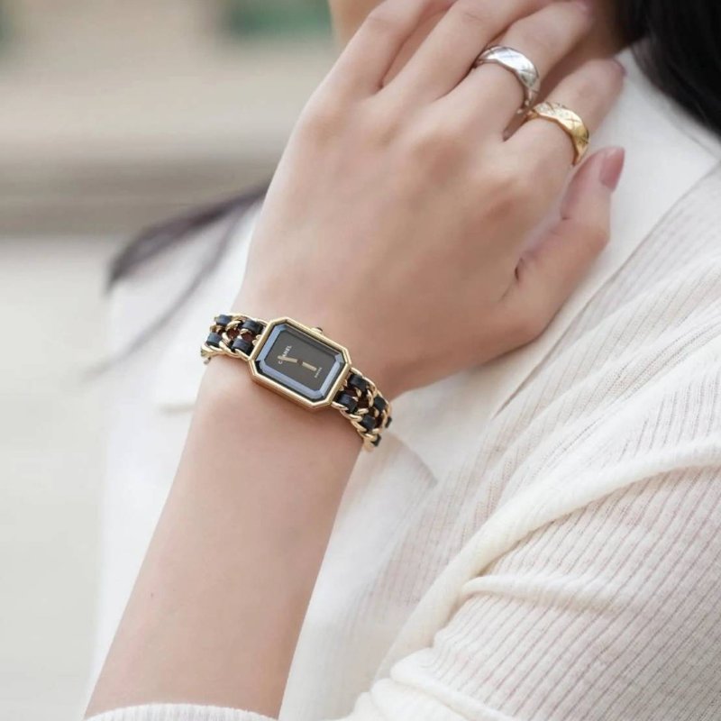 Chanel H0001 🌈實品拍照🌈香奈兒首映系列premiere手錶M尺寸~二手品整體約9.成新-7
