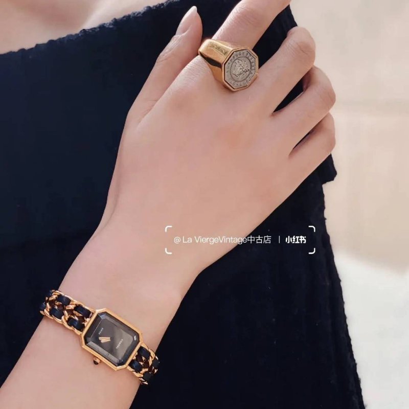 Chanel H0001 🌈實品拍照🌈香奈兒首映系列premiere手錶M尺寸~二手品整體約9.成新-8