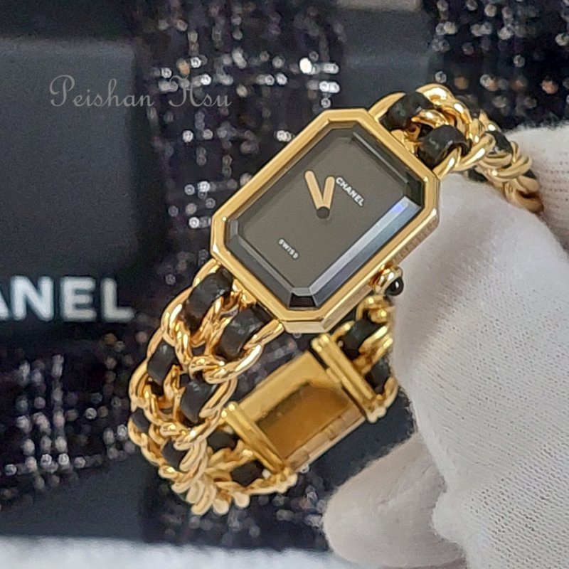 Chanel H0001 🌈實品拍照🌈香奈兒首映系列premiere手錶M尺寸~二手品整體約9.成新-13