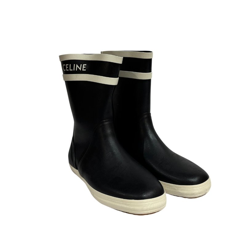 【美收精品】CELINE 海軍藍短筒雨鞋 4-565-1